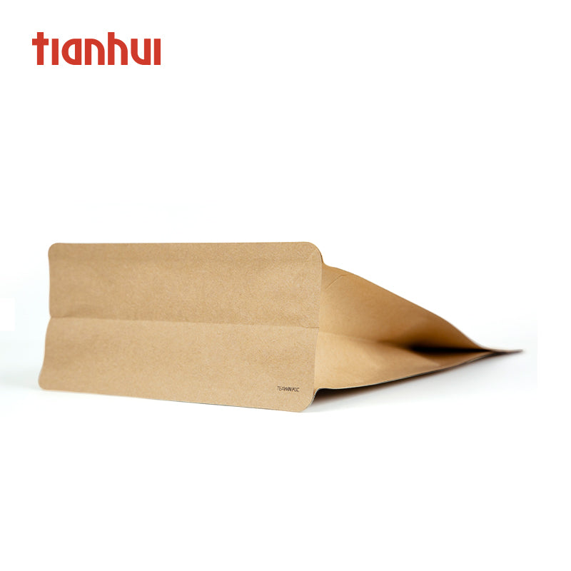 Kraft Paper Bags 3D Stand Up Pouch (One Case)