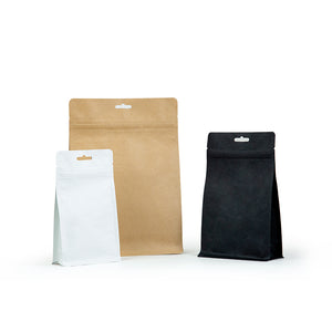 Kraft Paper Bags 3D Stand Up Pouch (One Case)