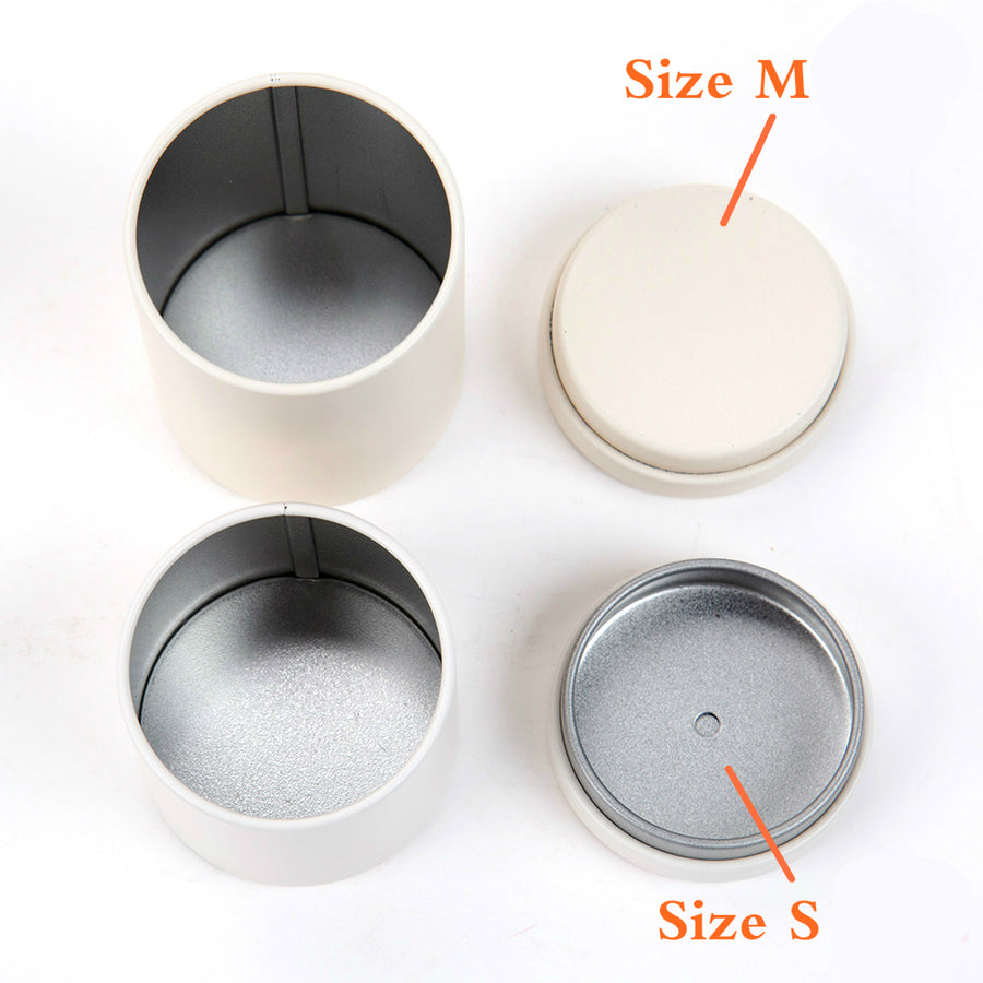 Custom Empty Storage Container Aluminum Jar Small Round Packaging Metal Box  Food Grade Tin Can for Candle with Lid - China Tin Can, Metal Tin